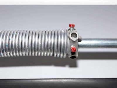 garage door spring that needs repair